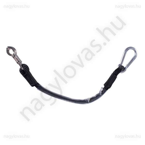 QHP kikötőszár 2 karabínerrel 90cm black
