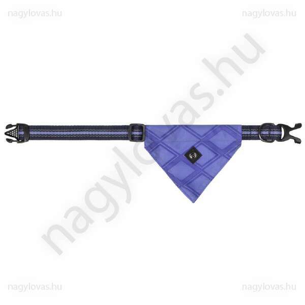 QHP kutyáknak való nyakörv kendővel  lila L