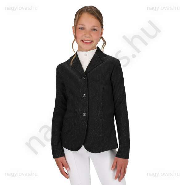 QHP Kynley gyerek zakó  lurex fekete