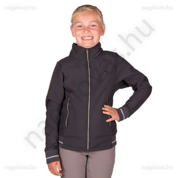 QHP Lieke Junior softshell kabát antracit 128