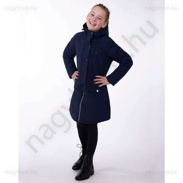 QHP Linde Junior lovaglókabát skék 140