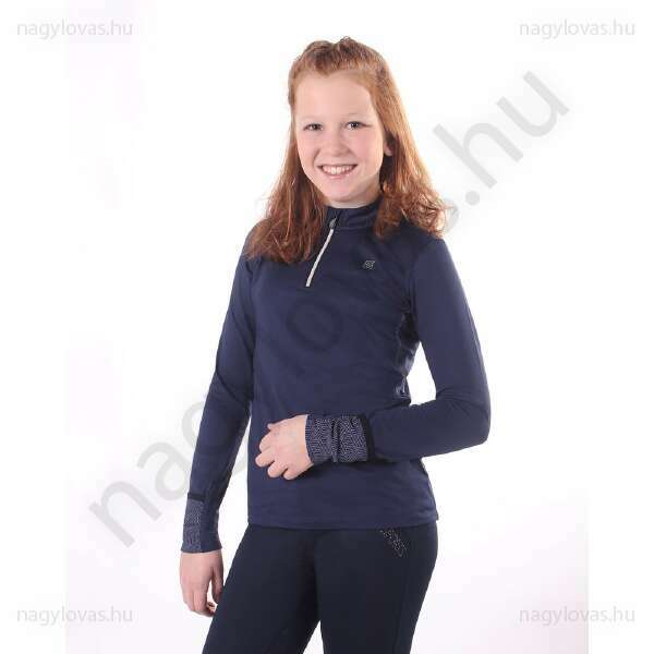 QHP Loua Junior thermo hosszú ujjú póló skék 140
