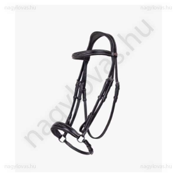QHP Low kantár gurtnis szárral fekete