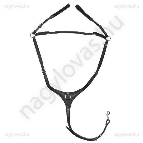 QHP Luxury elasztikus szügyelő - Fekete - Póni