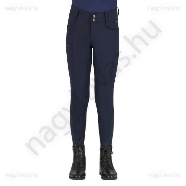 QHP Lymee softshell gyerek lovaglónadrág s.kék 176