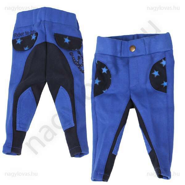 QHP Mickey junior lovaglónadrág cobalt kék