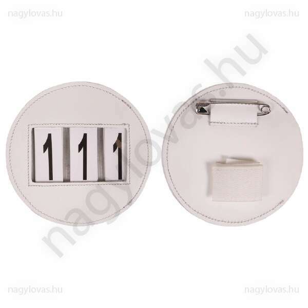 QHP Modeste kerek versenyszám tartó - Fehér