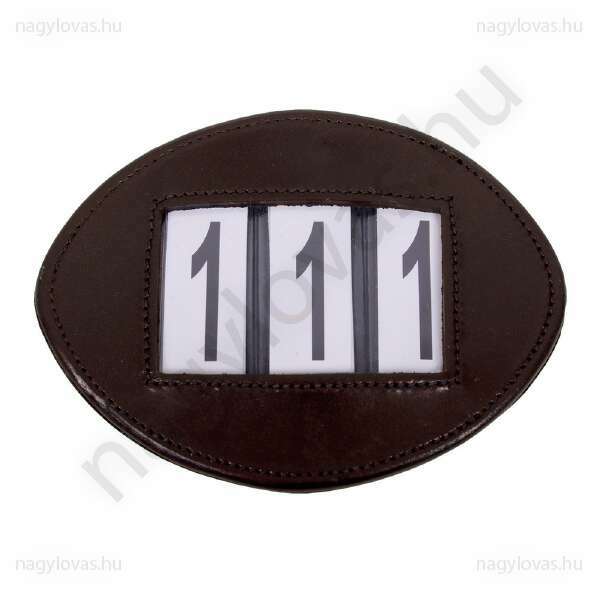 QHP Modeste ovális számtartó (2 db) - Barna