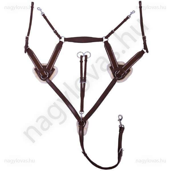 QHP Ontario szügyelő martingállal - Barna - Full