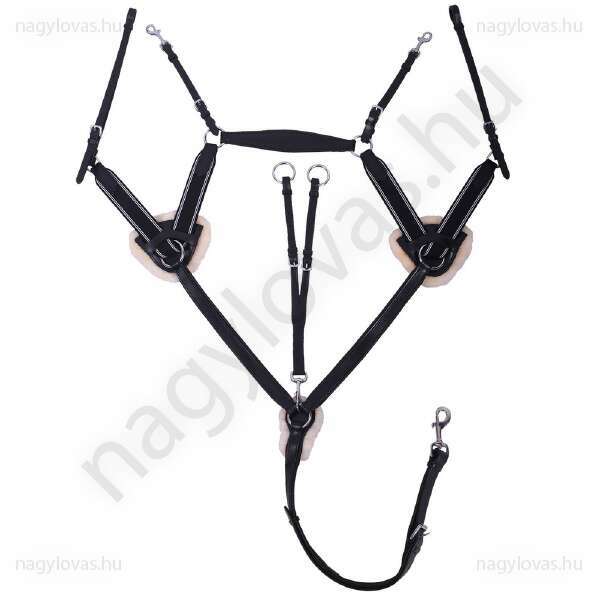 QHP Ontario szügyelő martingállal - Fekete - Full