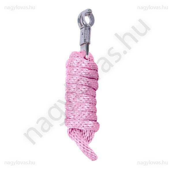 QHP pánikkarabíneres vezetőszár - Rózsaszín