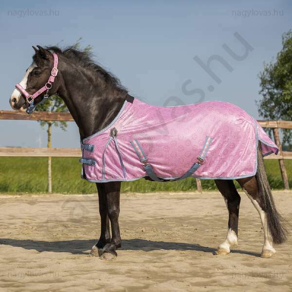 QHP Rosalynn  légytakaró pink/kék 145 cm