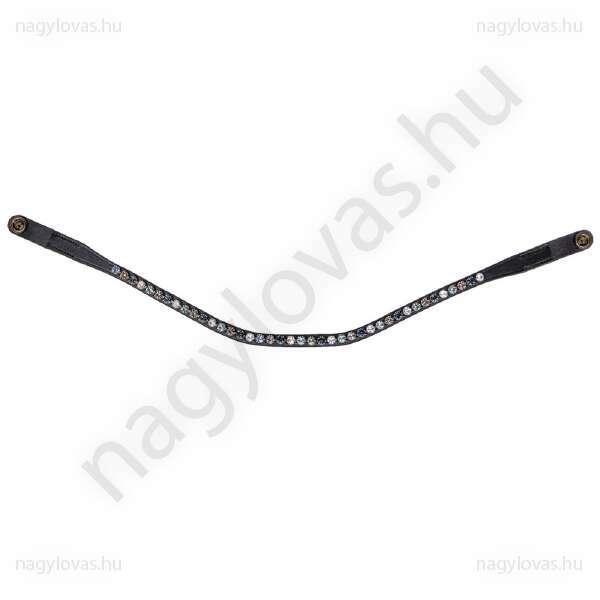 QHP ShineBright homlokszíj  fekete/kék XFull