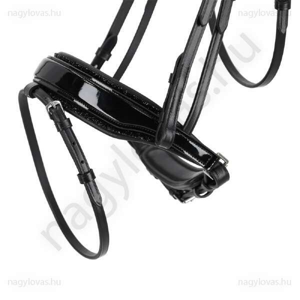 QHP Skye kantár gurtnis szárral fekete