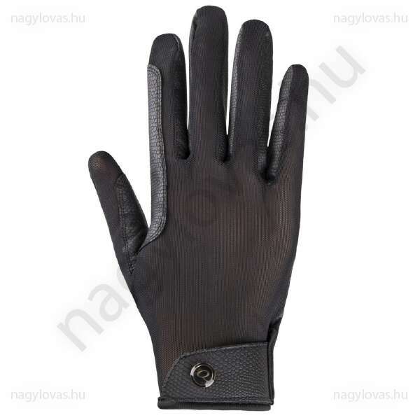 QHP Solares lovaglókesztyű fekete 4XS