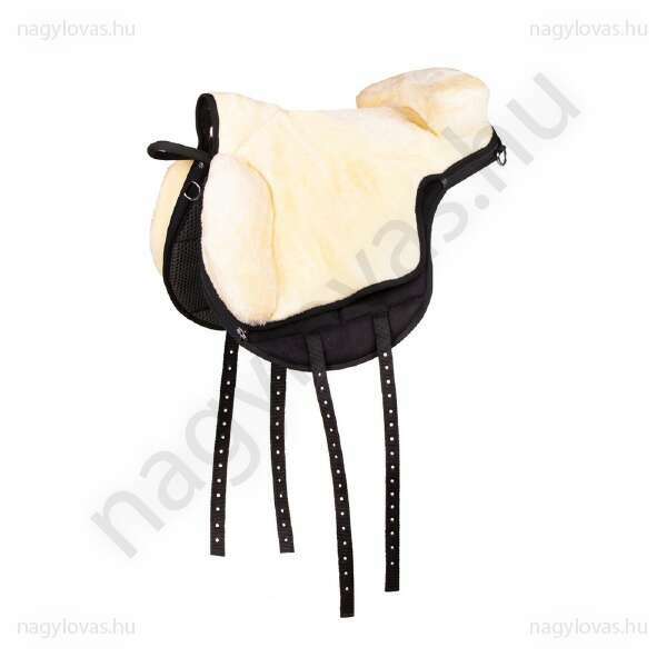 QHP Super Soft szőrmés patrac fekete/natur