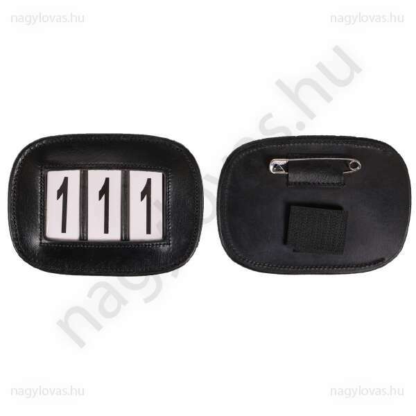 QHP számtartó szögletes - Fekete