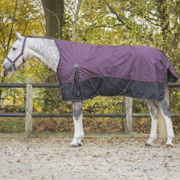 QHP téli karám lótakaró hoszzított nyakrész 150 gr. bordó 130 cm