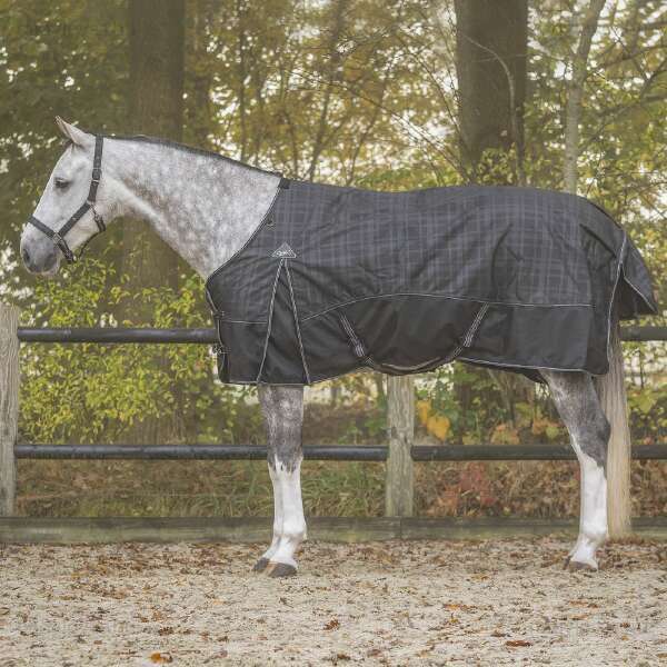 QHP  vízálló karám lótakaró 50 gr szürke 145 cm