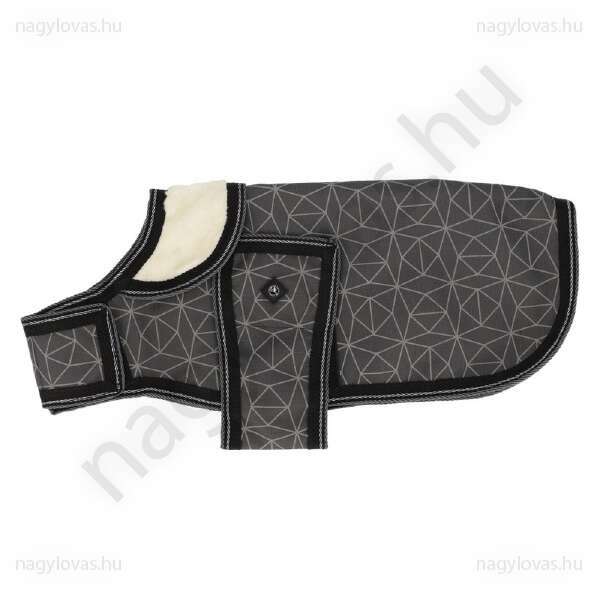 QHP vízálló kutyaruha szürke 25 cm