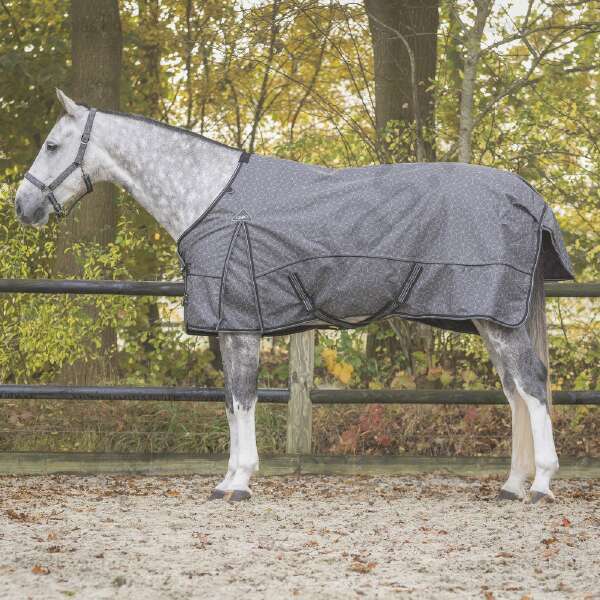 QHP vízálló lótakaró karám 50 gr. szürke 155 cm