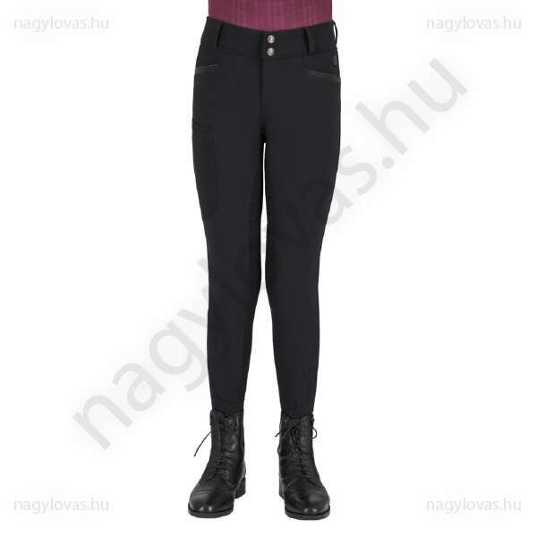 QHP Zahra gyerek lovaglónadrág fekete 140
