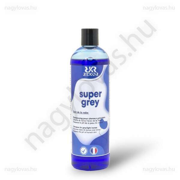 Rekor Super Grey fehérítő lósampon 0,5L 