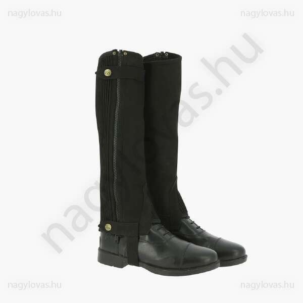 Riding World művelúr hopilett lábszárvédő fekete