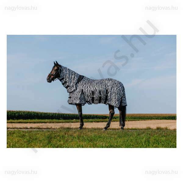Riiding World Zebramintás légytakaró nyakkal