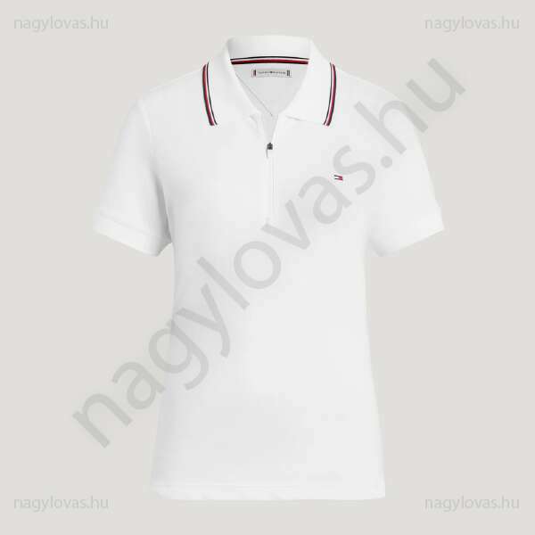 Tommy-Hilfiger Camden Poloshirt női póló fehér