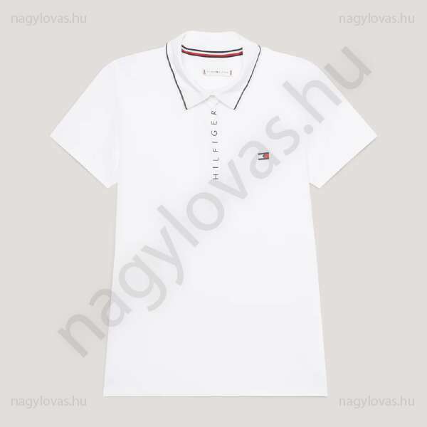 Tommy-Hilfiger Harlem Poloshirt női póló fehér