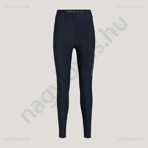 Tommy-Hilfiger KneeGrip szilikonos leggings kék