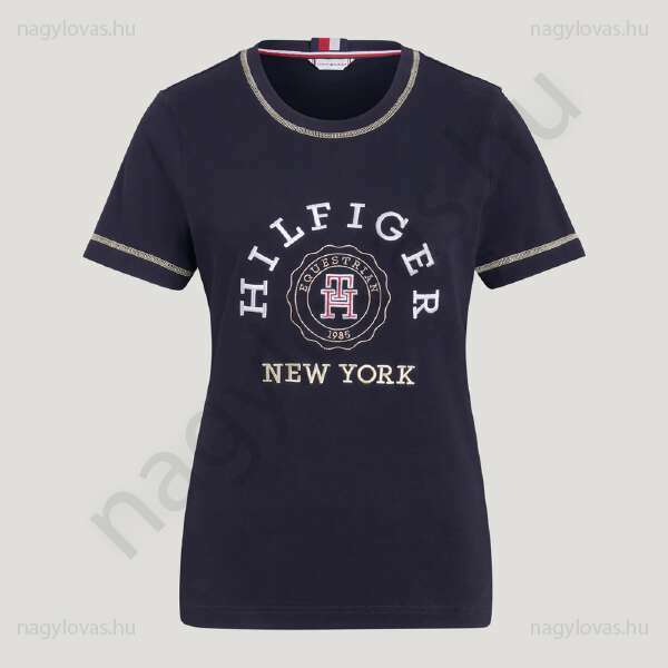 Tommy-Hilfiger Newport T-shirt  női póló kék