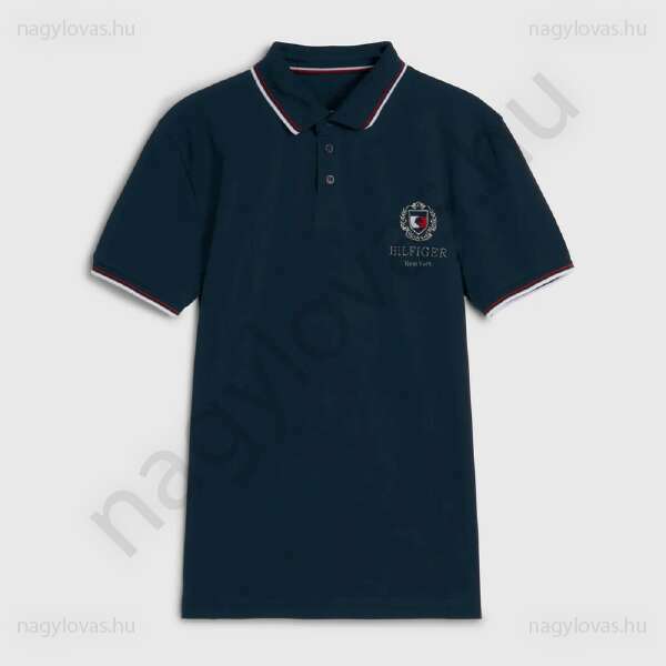 Tommy-Hilfiger Poloshirt férfi póló sötétkék