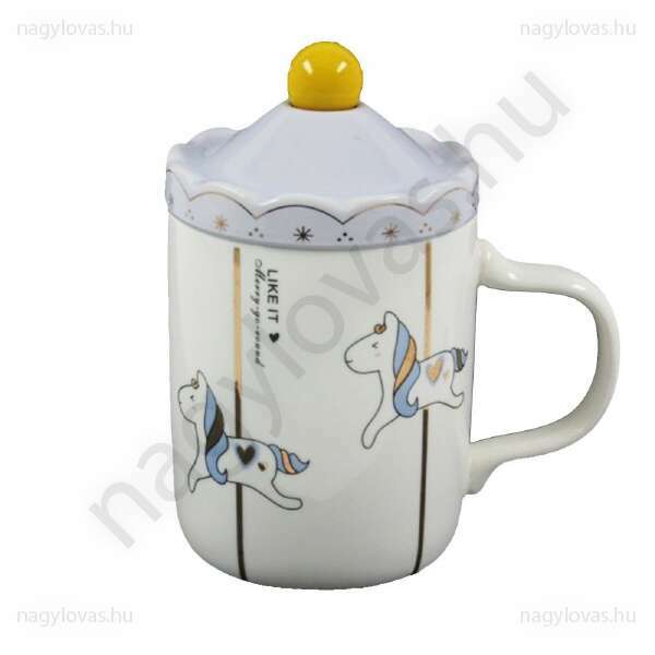 Unicorn lovas bögre tetővel