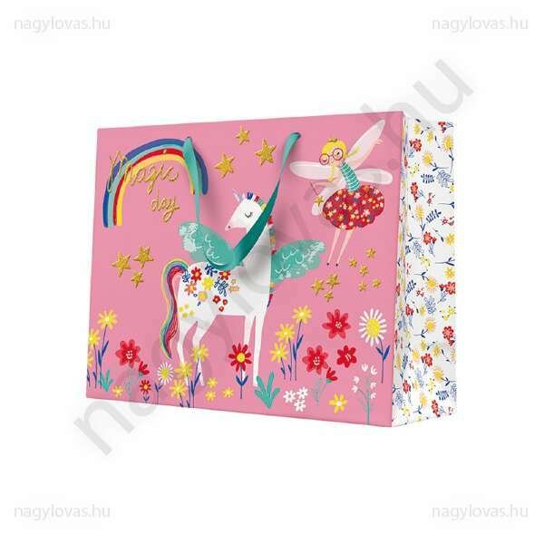 Unicorn Magic Day papír táska 33,5X26,5X13cm 