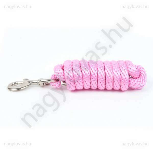 Vezetőszár karabínerrel, pink