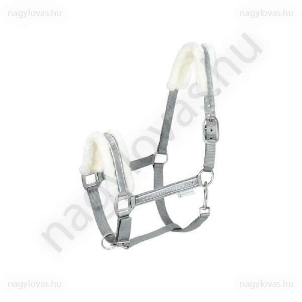 Waldhausen Elegant szőrmés kötőfék szürke