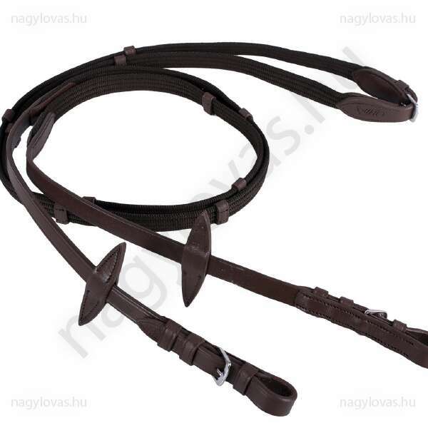 Web reins Dark brown Pony